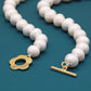 100% Handmade Freshwater Pearl Necklace Suitable for Daily Party Birthday Anniversary Valentine'S Day Christmas Mother'S Day【NK-XL2501-White-01】
