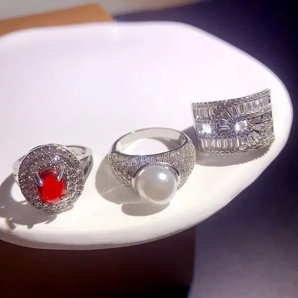 Wholesale better cubic zirconia rings assorted style and sizes