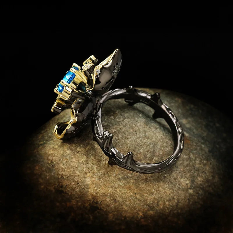 Midnight Bloom Ring
