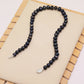 Handmade Freshwater Pearl Necklace Vintage Design Style, Suitable for Daily Wear, Special Occasions, Christmas, Mother'S Day, Thanksgiving, Valentine'S Day, Universal Accessories for All Seasons【NK-XL2501Black-02】