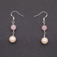 Elegant Fresh Water Pearl earrings, ideal for Valentine's Day , perfect for everyday, wedding and birthday parties[NK-EH2501White-03]