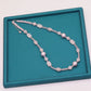 Boho-Chic Handcrafted Pink Natural Stone & Freshwater Pearl Long Necklace - Perfect for Parties, Weddings, and Vacations