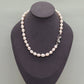 An Elegant Freshwater Pearl Necklace with Lovely Bow Detail, Fashion Themed Pearl Chain for Women, Sweet And Elegant Style Accessories【NK-XL2501White-06】