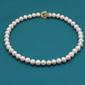 100% Handmade Freshwater Pearl Necklace Suitable for Daily Party Birthday Anniversary Valentine'S Day Christmas Mother'S Day【NK-XL2501-White-01】