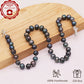 Elegant handmade Freshwater Pearl Necklace for men and women Classic Vintage 20 year Old Large Old Pearl 17.7inch long Freshwater Pearl necklace Ideal for Christmas and Valentine's Day gifts, luxury freshwater pearl necklace for everyday, wedding
