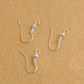 Sterling Silver Fish Hook earwires DIY