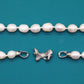 An Elegant Freshwater Pearl Necklace with Lovely Bow Detail, Fashion Themed Pearl Chain for Women, Sweet And Elegant Style Accessories【NK-XL2501White-06】