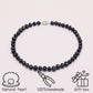 Handmade Freshwater Pearl Necklace Vintage Design Style, Suitable for Daily Wear, Special Occasions, Christmas, Mother'S Day, Thanksgiving, Valentine'S Day, Universal Accessories for All Seasons【NK-XL2501Black-02】