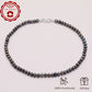 Elegant Purple Freshwater Pearl Necklace 100% handmade luxury 9-10mm Freshwater Pearl necklace with 8-shape buckle Fashion freshwater Pearl necklace with gift box holiday gifts, perfect for everyday, birthday parties, Valentine's Day
