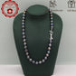 Handmade Freshwater Pearl Necklace for men and women Classic Vintage 20 year Old Large Old Pearl 17.7inch long Freshwater Pearl necklace Ideal for  Valentine's Day gifts【NK-XL2501-Purple-02】