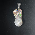 AAA high grade baroque pear Pendant size 41 x 23 mm