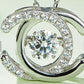 925 sterling silver fashion jewelry 0.5ct moissanite diamond pendant womens necklace - Providence silver gold jewelry usa