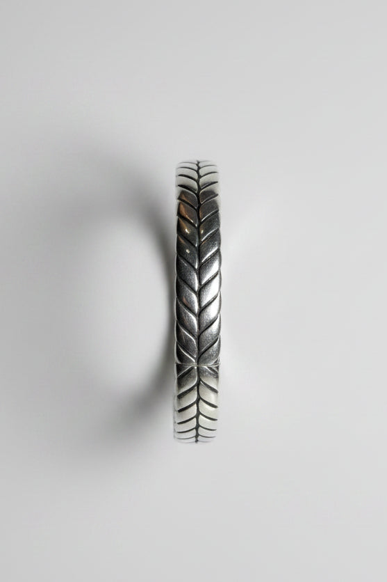 925 herringbone cuff bracelet