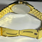 Hip Hop Luxury Stainless Steel Strap Rhinestone Decor Date Quartz Bracelet Watches Set