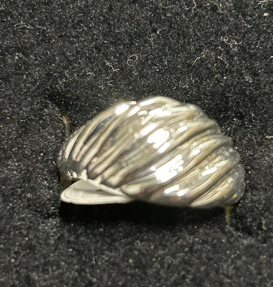 Wholesale Women's Fashion Rings - Silver Ribbed Wrap