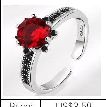 Fashion Ring #JCSR-2266