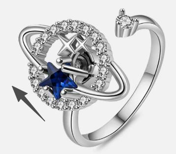 Anxiety Spinner Ring #JCSR-5336