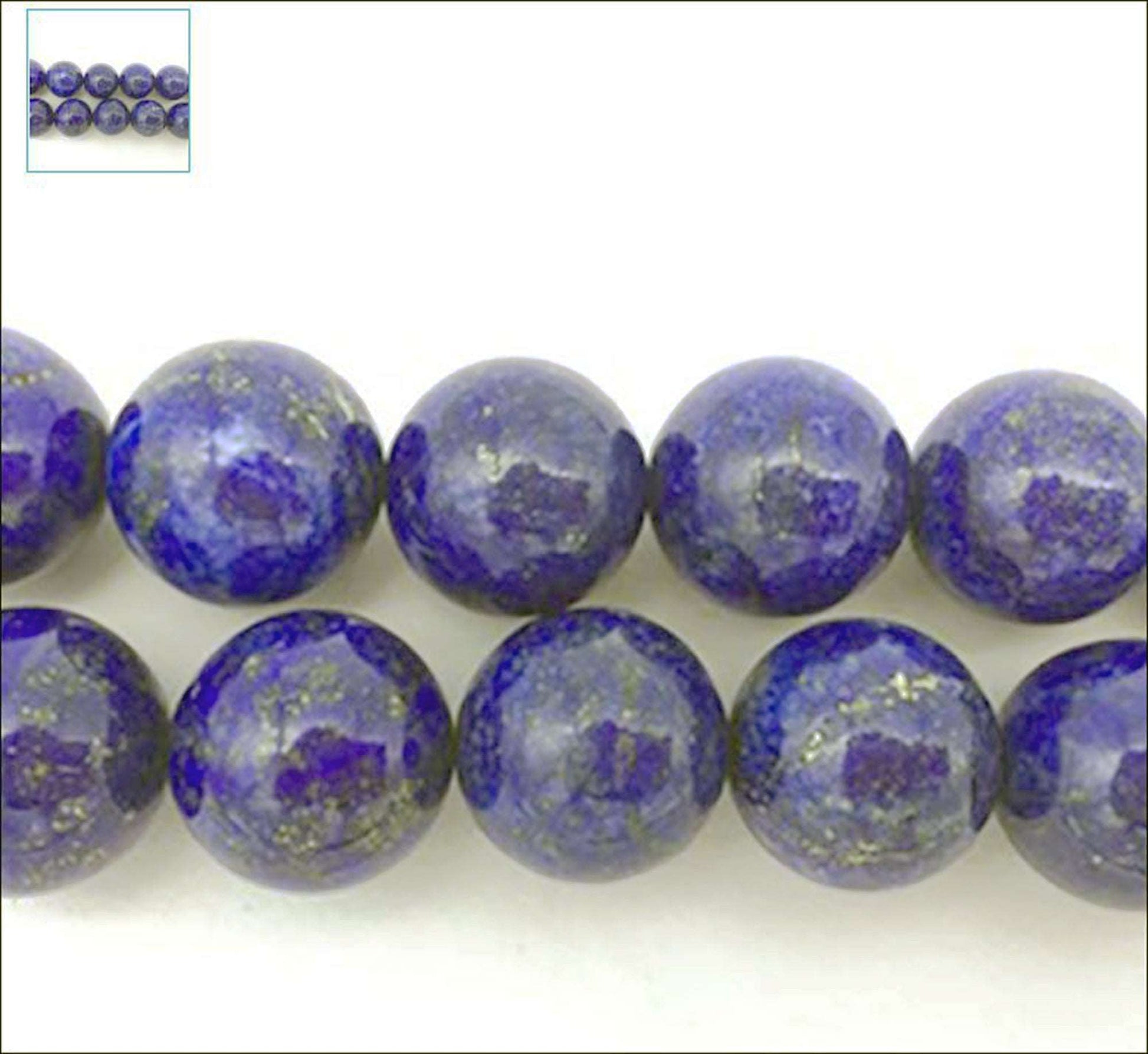 Lapis gemstone beads - Providence silver gold jewelry usa