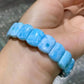 Natural Blue Larimar Rectangle Beads Bracelet 13.8x9.7x5.7mm Wholesale pricing