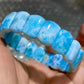 Natural Blue Larimar Rectangle Beads Bracelet 13.8x9.7x5.7mm Wholesale pricing