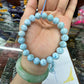 Larimar Stone Bead Bracelet Natural Stone Bracelet Senior Jewelry Wholesale 9mm