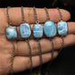 Natural Larimar Inlaid Bracelet Gemstone  Bangle