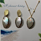 Boho Ocean Theme Jewelry Set Natural Seashell Pendant Necklace and Earrings for Summer Beach Vacation