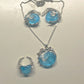 Selling Fast 3 pcs. wave set in silver finish