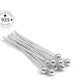 925 Sterling Silver Findings Head Ball Pins in sizes 15 20 25 30 35 50 mm for jewelry making - Providence silver gold jewelry usa