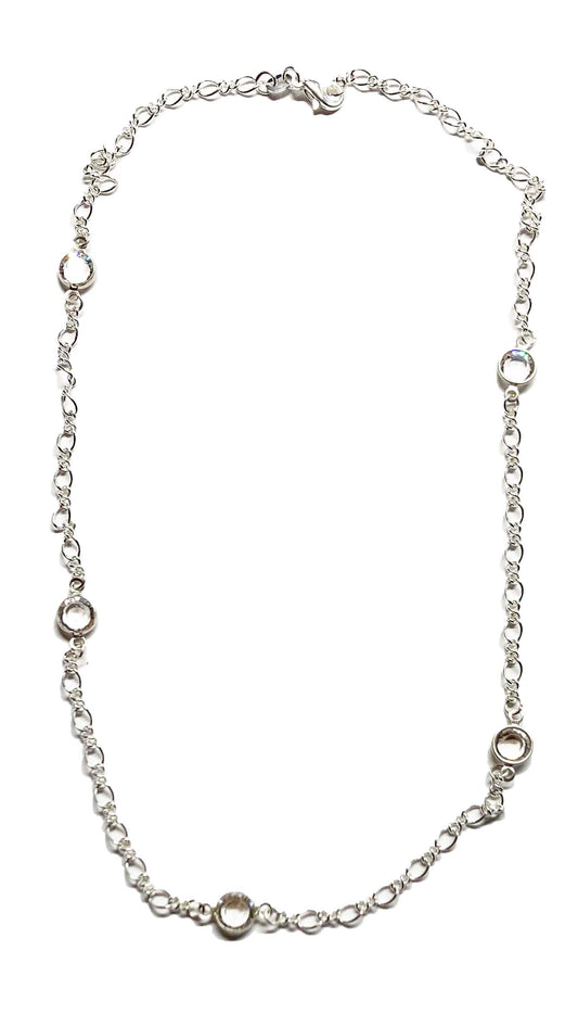 Wholesale Item Sterling silver with Swarovski austrian crystals necklace (Copy)