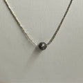 sterling silver and diamond pendant with gift box