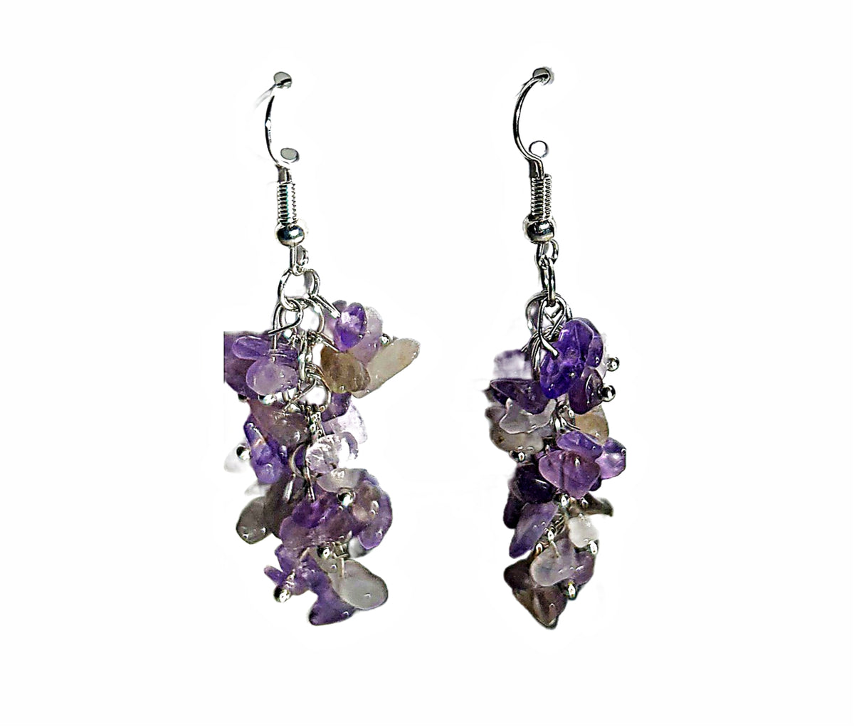 Genuine Amethyst Earring