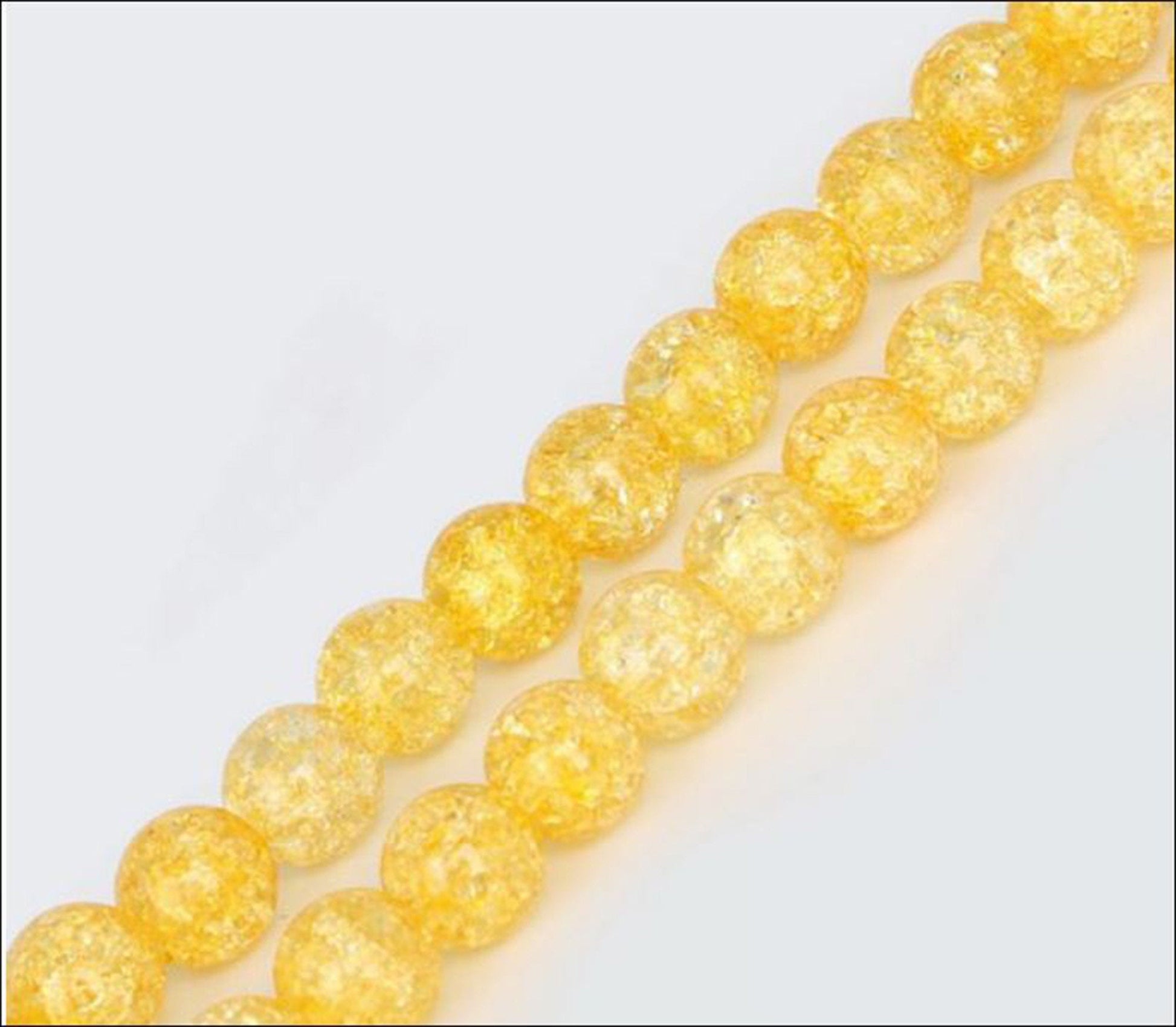 Genuine glass crackled glass bead 20/pkg. 9 colors - Providence silver gold jewelry usa