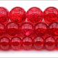 Genuine glass crackled glass bead 20/pkg. 9 colors - Providence silver gold jewelry usa