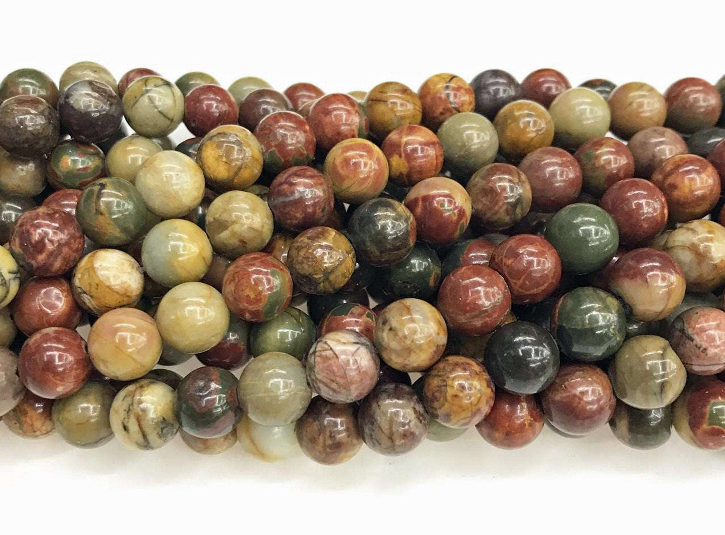 Picasso gemstone beads 20/PKG - Providence silver gold jewelry usa