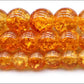Genuine glass crackled glass bead 20/pkg. 9 colors - Providence silver gold jewelry usa