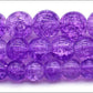 Genuine glass crackled glass bead 20/pkg. 9 colors - Providence silver gold jewelry usa