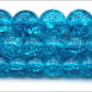 Genuine glass crackled glass bead 20/pkg. 9 colors - Providence silver gold jewelry usa