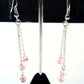 Sterling silver and crackle glass dangle earring - Providence silver gold jewelry usa