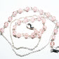 beaded chain Mask necklace holder - Providence silver gold jewelry usa