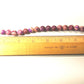 Unisex leather imperial purple jasper 10 mm bracelet
