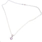 Sterling silver designer chain with genuine french amethyst stone - Providence silver gold jewelry usa