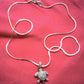 Sterling silver bling turtle pendant on 18 inch chain - Providence silver gold jewelry usa