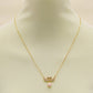 Elegant Fresh Water Pearl Double Swan Pendant Necklace Handmade 100% fresh water pearl pendant necklace with gift box, perfect for everyday, wedding and festival wear everything fresh water pearl pendant necklace【XL-2502Golden-03】