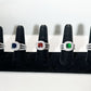 Sterling silver cubic zirconia princess ring in 6 Brilliant colors