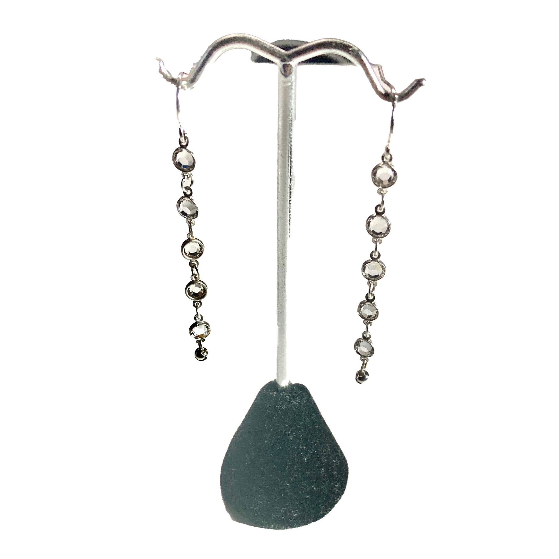 swarvoski crystal stone dangle earring