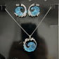 Selling Fast 3 pcs. wave set in silver finish