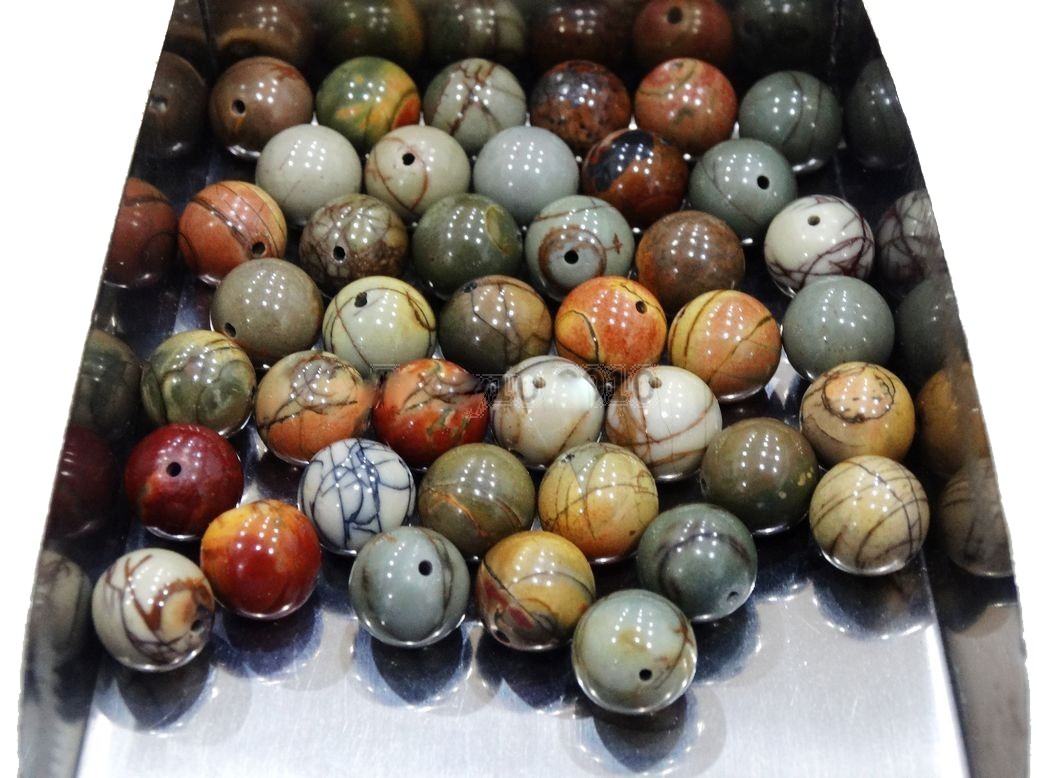 Picasso gemstone beads 20/pkg
