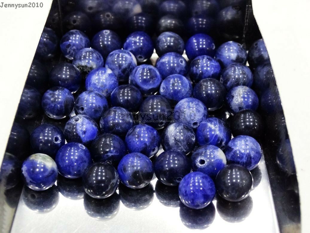 Sodalite gemstone beads 20/pkg