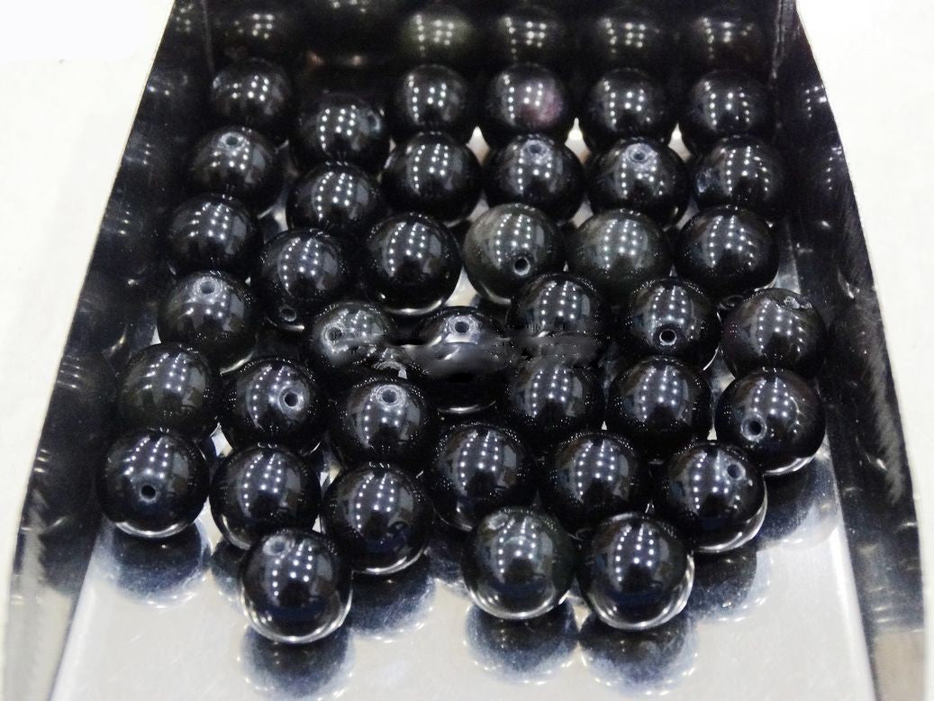 Black Obsidian gemstone 20/pkg